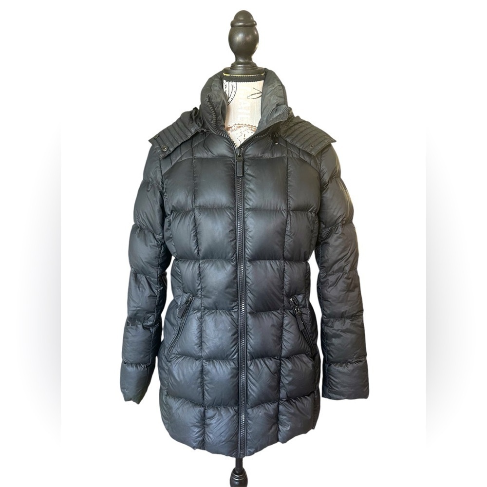 Marc New York Andrew Mark down-filled black puffer coat size small